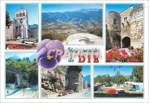 Cartes postales moderne Une Pensee de Die (Drome)