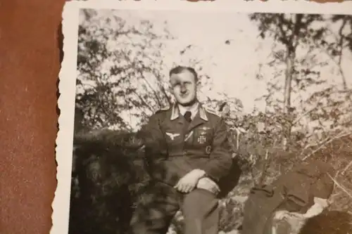 sieben tolle alte Fotos - Piloten mit FFS  Hochzeit mit Frauen 1941