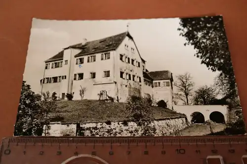 tolle alte Karte-  Schloß Henfenfeld - Frankenalb - Bundesbahnschule