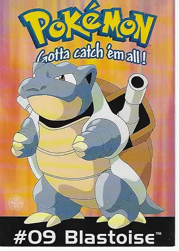 Ansichtskarte Pokémon - Turtok - nicht gelaufen