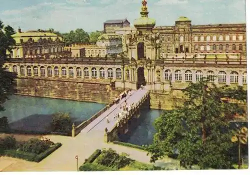 Ansichtskarte Dresden - Zwinger - gelaufen 