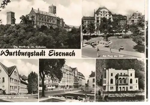 Ansichtskarte Wartburgstadt Eisenach (Thür.) - nicht gelaufen