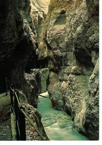 Ansichtskarte Partnachklamm bei Garmisch-Partenkirchen - nicht gelaufen 