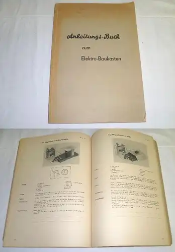 Anleitungs-Buch zum Elektro-Baukasten - Versuchs-Anleitungen