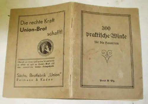 300 praktische Winke für die Hausfrau