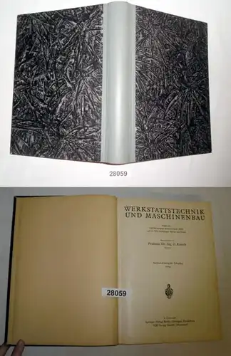 Werkstattstechnik und Maschinenbau - Organ der VDI-Fachgruppe Betriebstechnik (ADB) und der VDI-Fachgruppe Messen und Pr