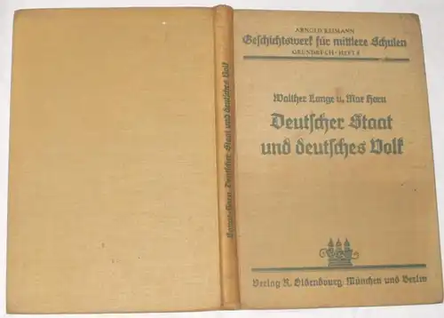 État allemand et peuple allemand. ..