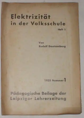 Electricité dans l'école primaire (Heft 1)