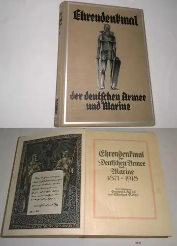 Ehrendenkmal der Deutschen Armee und Marine 1871-1918