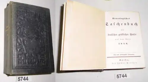 Livre de poche généalogique des maisons communes allemandes à 1848 (Un et vingt-et-unième 21e année)