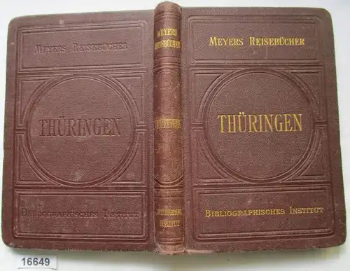 Meyers Reisebücher: Thüringen Grosse Ausgabe