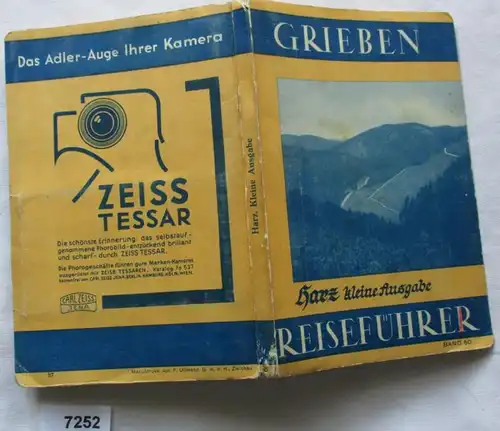 Grieben Reiseführer Band 60: Harz - Kleine Ausgabe mit Angaben für Wintersportler und Autofahrer