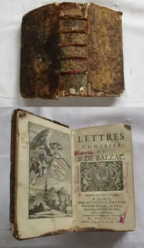 Lettres choisies du Sr. De Balzac