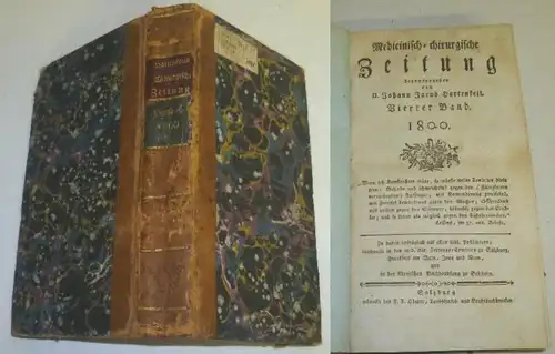 Journal médico-chirurgical, année 1800 4e volume Octobre à Décembre