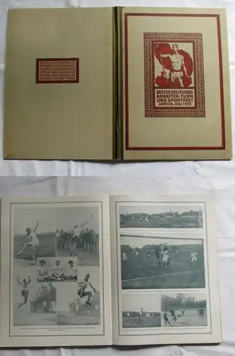 Premier congrès allemand des travailleurs et festival sportif Leipzig 1922