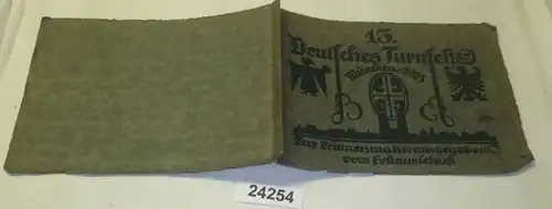 13. Festival allemand de la gymnastique Munich 1923 - Bulletins de souvenirs