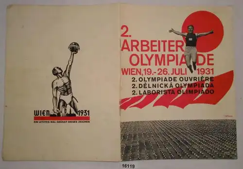 2. Arbeiter-Olympiade Wien 19.-26. Juli 1931 (Festschrift)