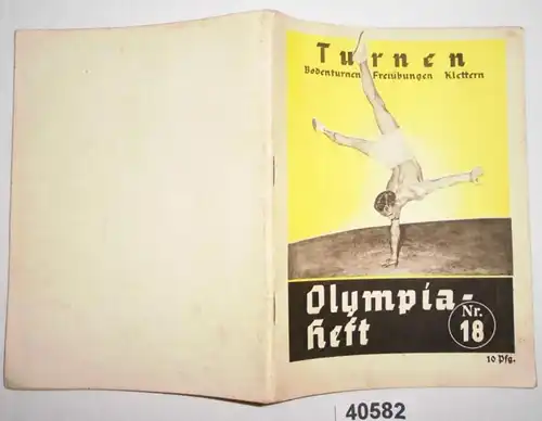 Olympia-Heft Nr. 18: Turnen (Bodenturnen, Freiübungen, Klettern)