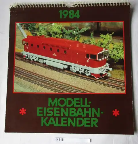 Modelleisenbahnkalender 1984