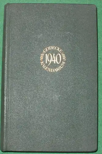 Gödecke Kalendarium 1940