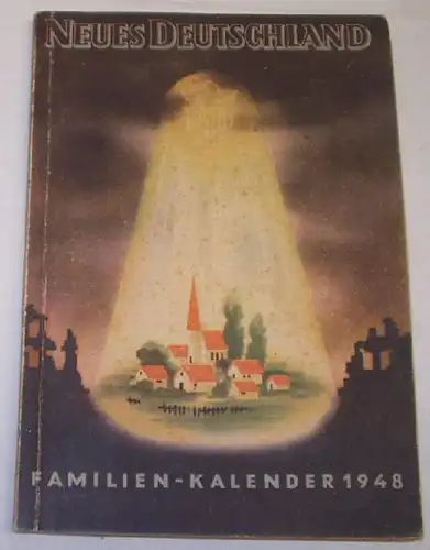 Calendrier familial 1948 Nouvelle Allemagne. ..