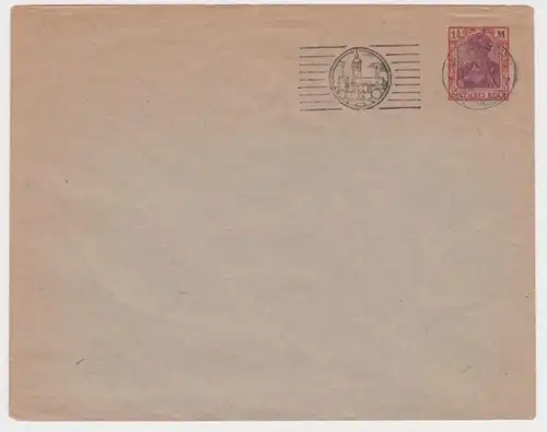 57941 DR Ganzsachen Umschlag PU52 Sonderstempel Wittenberg 1922