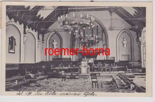 84379 Ak Magdeburg Aula der Augustaschule f.d. Einquartierung eingerichtet 1914