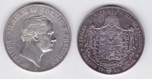 Pièce double argentée Prusse Fr. Wilhelm IV. 1844 A (114248)