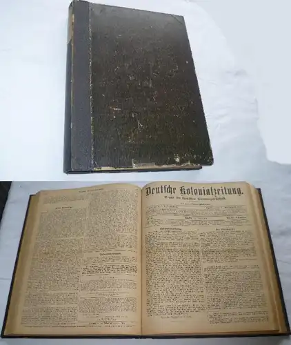 Deutsche Kolonialzeitung 1888-1890 gebunden (Nr.3206)