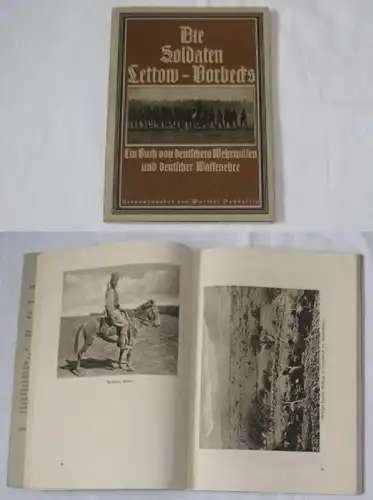 Les soldats Lettov-Vorbecks - Un livre de la volonté de défense et dt. Armes