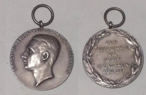 Sachsen Altenburg Medaille für Kunst und Wissenschaft (BN6988)