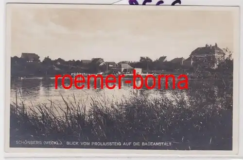 85037 Ak Schönberg (Mecklembourg) Vue du Proliussteig sur la station balnéaire 1931