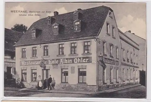 91897 Ak Meerana Restaurant à la chouette d'Albin Öhler vers 1910