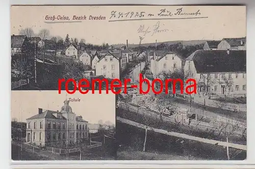 74393 Mehrbild Ak Groß-Oelsa Bezirk Dresden 1925