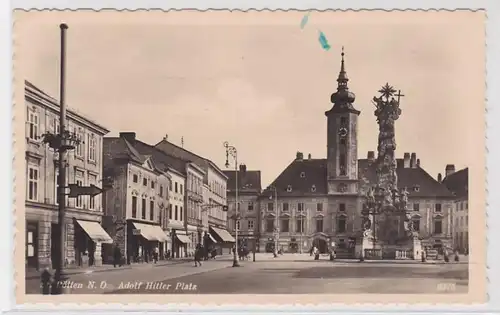 76944 Feldpost AK St.Pölten Nieder Österreich Marktplatz 1942