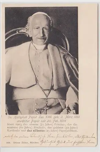 70421 Ak Seine Heiligkeit Pabst Leo XIII 1903