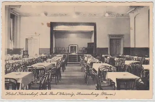 70490 Ak Sonnenburg Neumark Hotel Kaiserhof um 1940