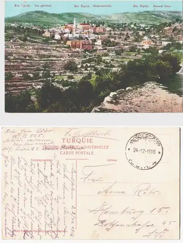 66513 Ak mit Feldpoststempel Türkei Feldpost Militär Mission A.O.K.4. 1916