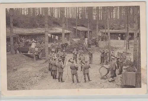 65855 Feldpost Ak Rössnersdorf Platzmusik 1917