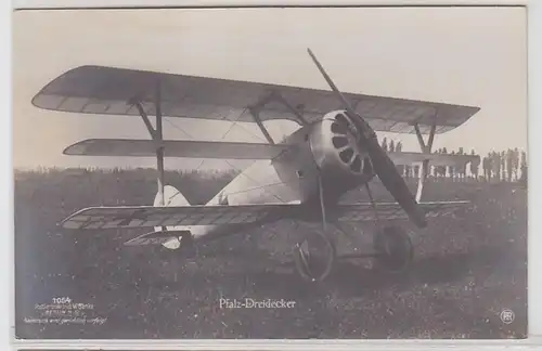 63746 W. Sanke Ak Deutscher Pfalz Dreidecker Flugzeug im 1. Weltkrieg