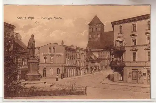 60881 Ak Konitz in Westpreussen Danziger Strasse 1919