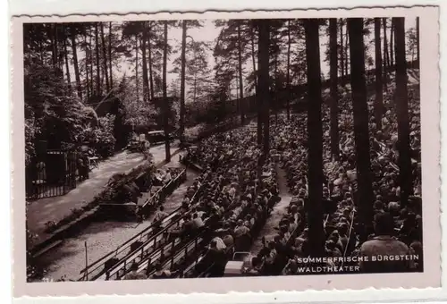 59940 Foto Ak Sommerfrische Bürgstein Waldtheater um 1940