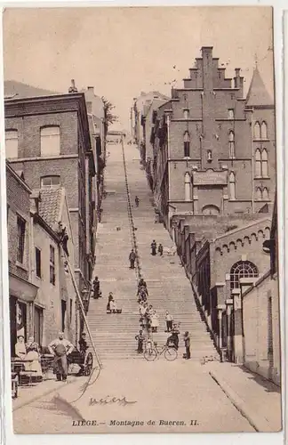 58904 Ak Liege Belgien Montagne de Bueren 1909