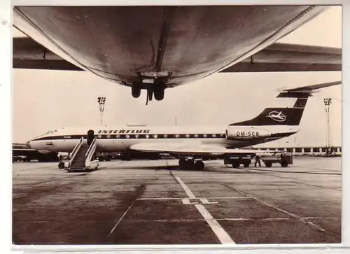 50240 DDR Ak Turbinenluftstrahl Verkehrsflugzeug TU 134 1975