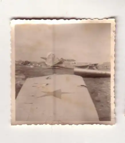 49523 Original Foto zerstörte russische Flugzeuge in Witebsk 1942