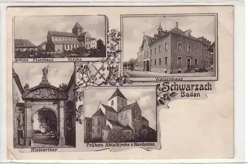 49045 Mehrbild Ak Schwarzach Baden 1916