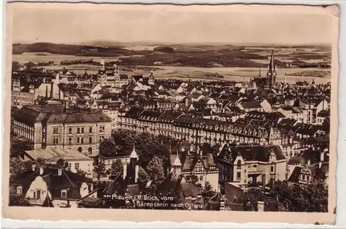 47887 Ak Plauen i.V. Blick vom Bärenstein nach Osten um 1930