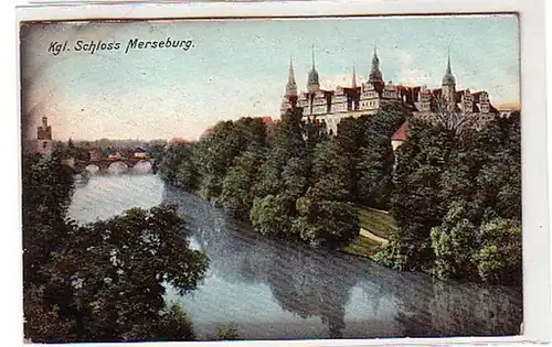 40316 Ak königliches Schloss Merseburg 1913