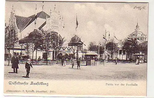 38226 Ak Düsseldorfer Ausstellung Festhalle 1902