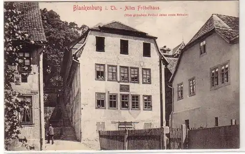 34695 Ak Blankenburg in Thüringen altes Fröbelhaus 1930